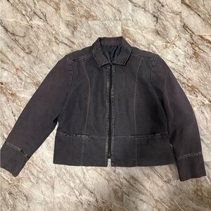 Women's vintage Purple/Black Jacket